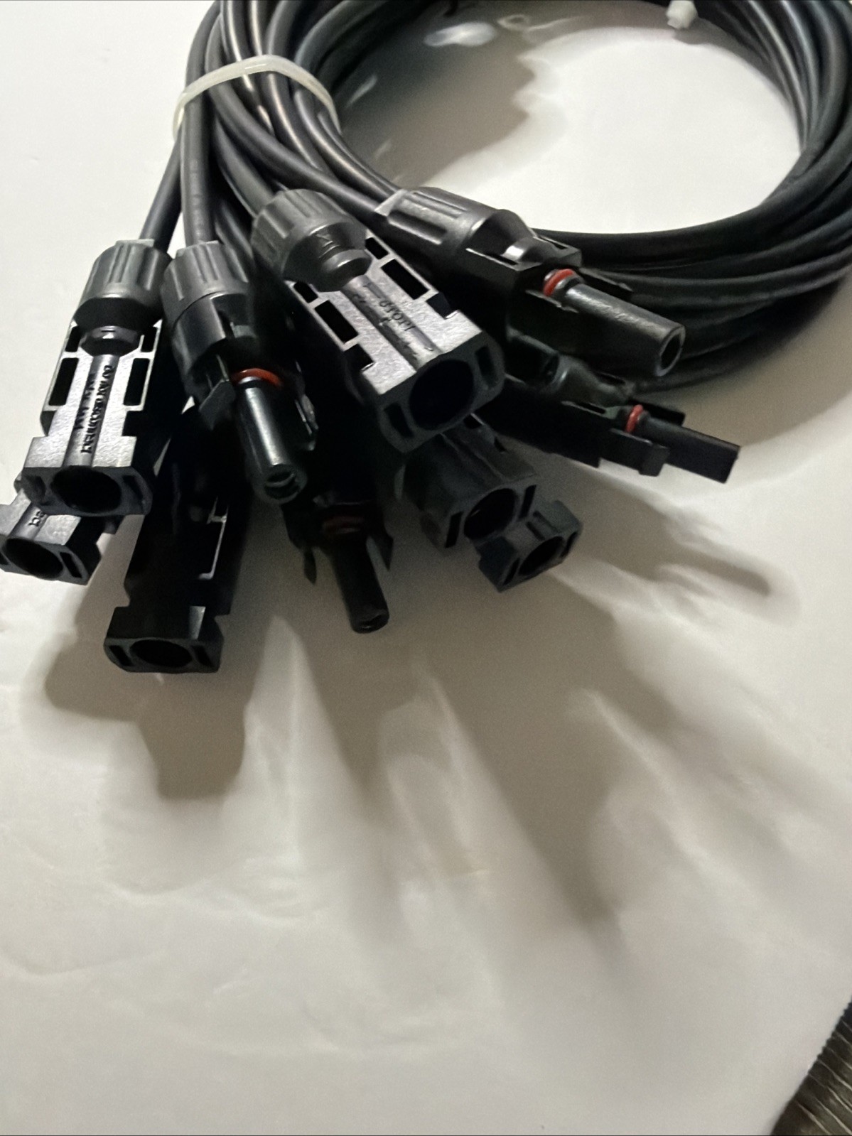 BougeRV solar panel parallel adapter cable with MC4 connectors.