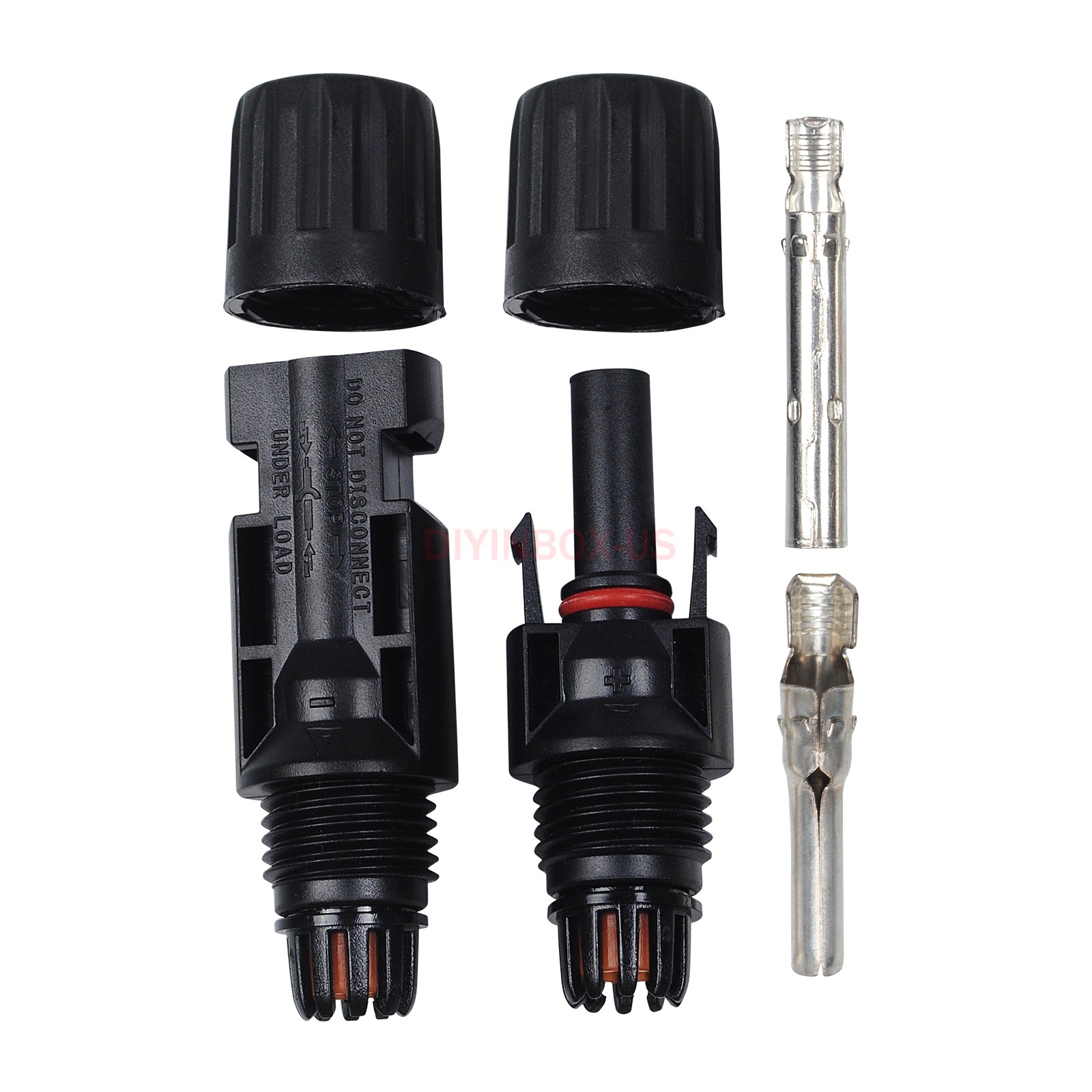 Lot New Male Female Solar M/F Wire Cable Connectors Waterproof for Solar Panel