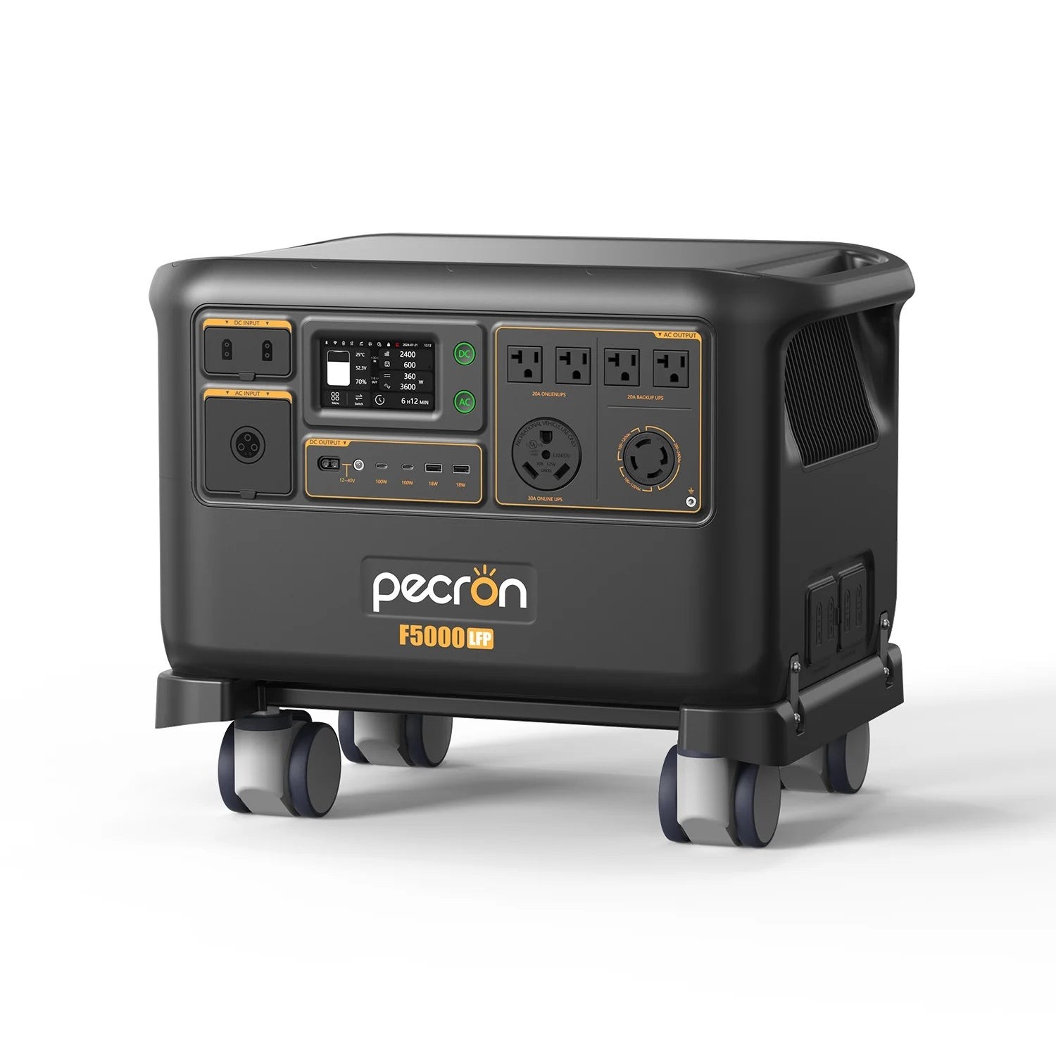 5120Wh LiFePO4 Portable Power Station 5000W Pure Sine Wave Expandable Battery