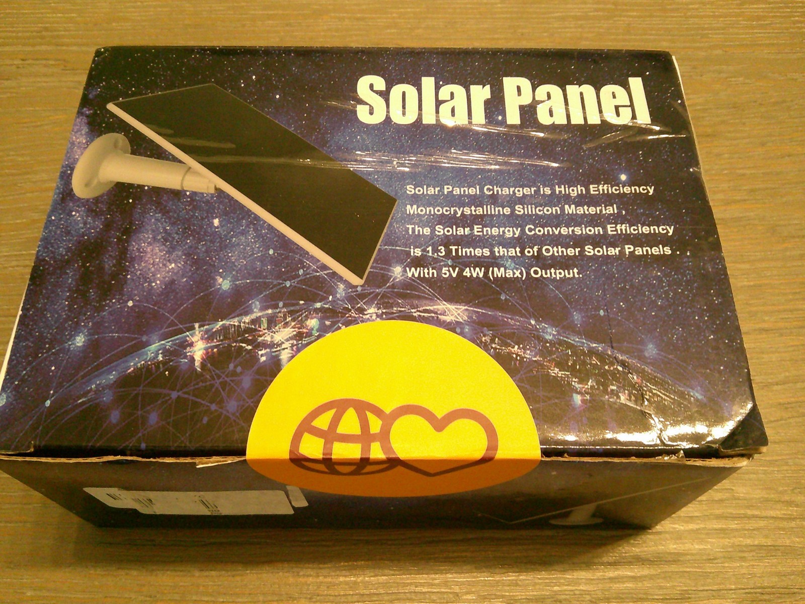Solar Panel Charger, 4W 5V, 3M Cable, Solar Panel, Micro USB & USB-C Port I.22