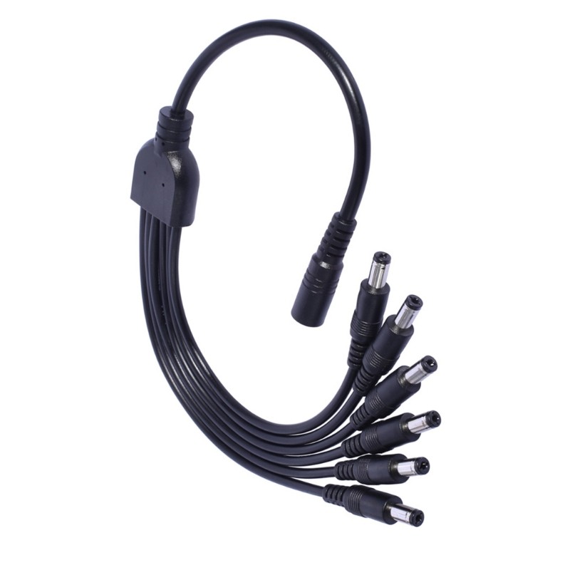 5.5×2.1mm 5.5×2.1mm Solar Panel Charging Cord Splitter for Outdoor Enthusiasts