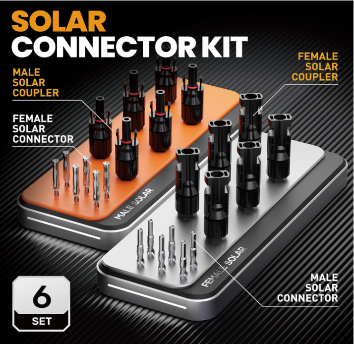 Crimpadora solar 14–10 AWG para conectores de cables de paneles solares