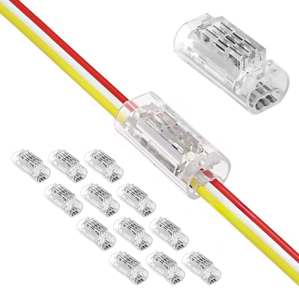 For Home Electrical Wire Connector Transparent Clip No Stripping Required