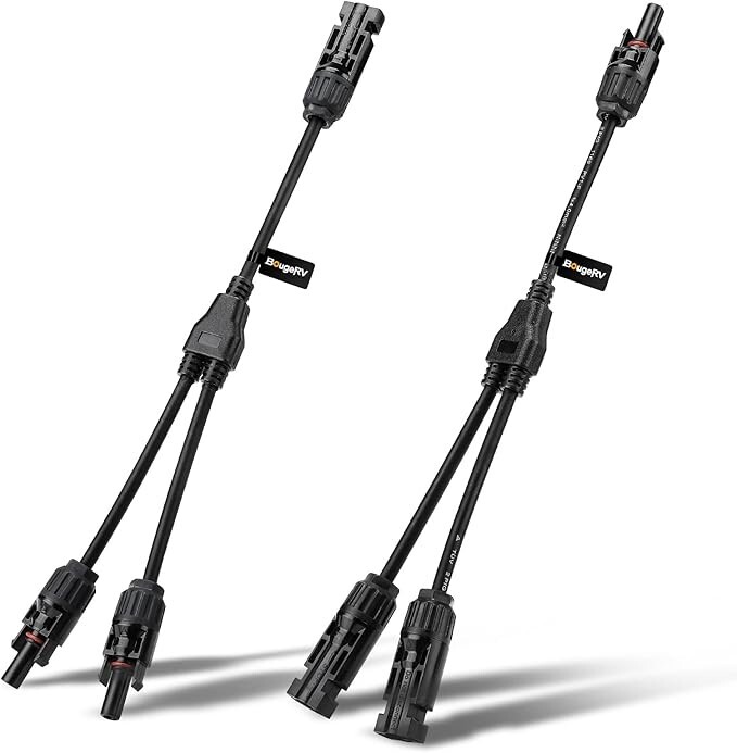 Solar Connectors Y Branch Parallel PV Adapter Cable