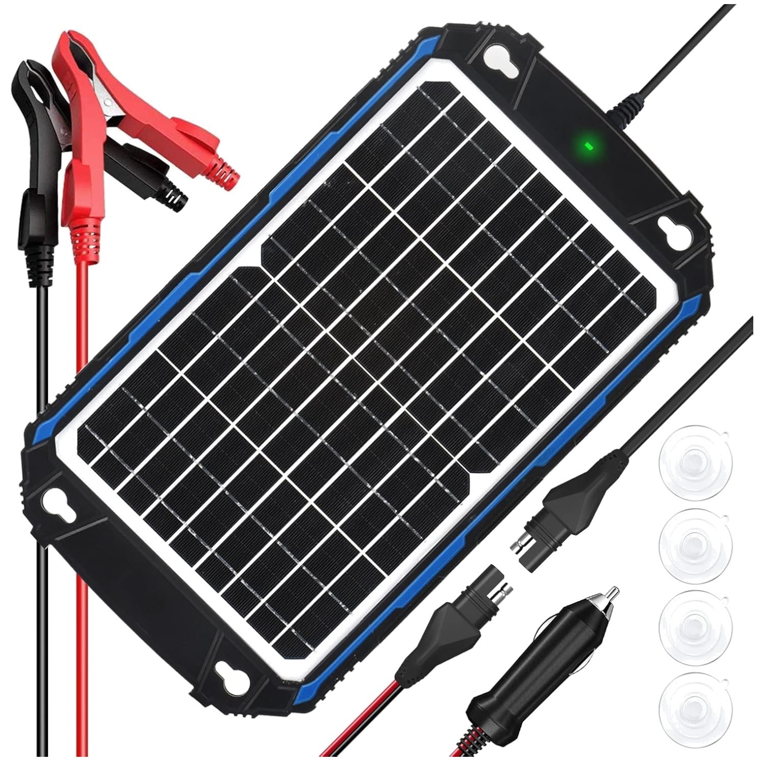12V Solar Battery Charger & Maintainer Pro