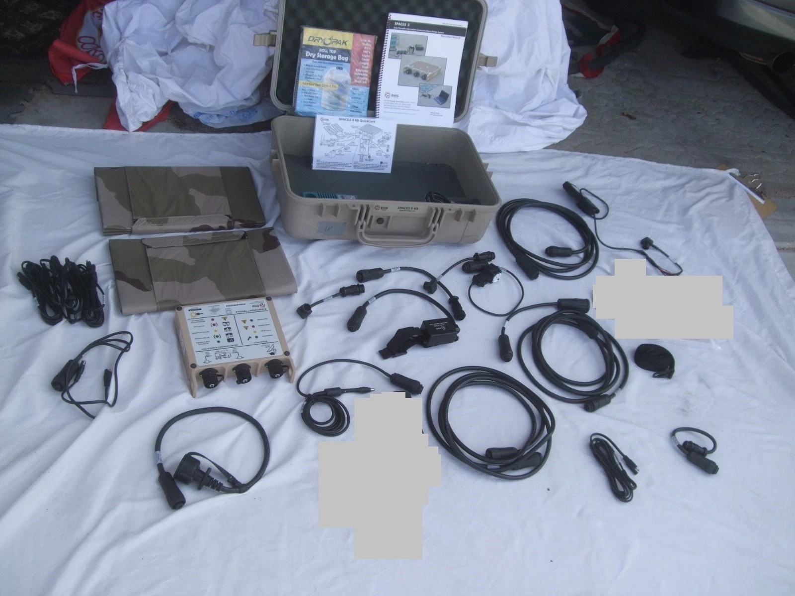 Iris Technology SPACES II Kit USMC Military Portable Solar Energy Field Power