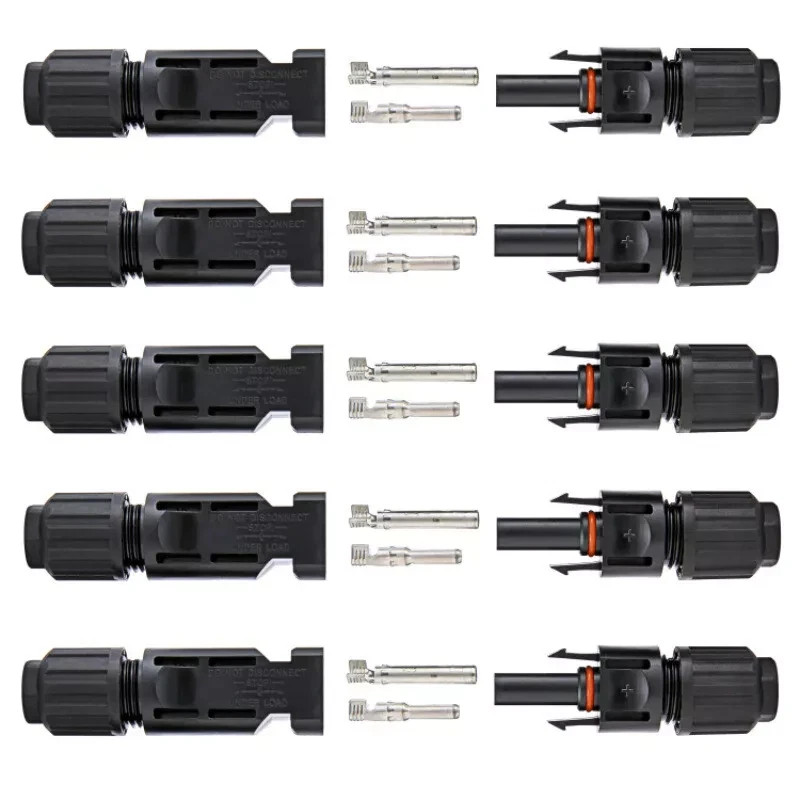 10/20 Pairs Male Female Solar Cable Connectors For DIY Solar Panel US