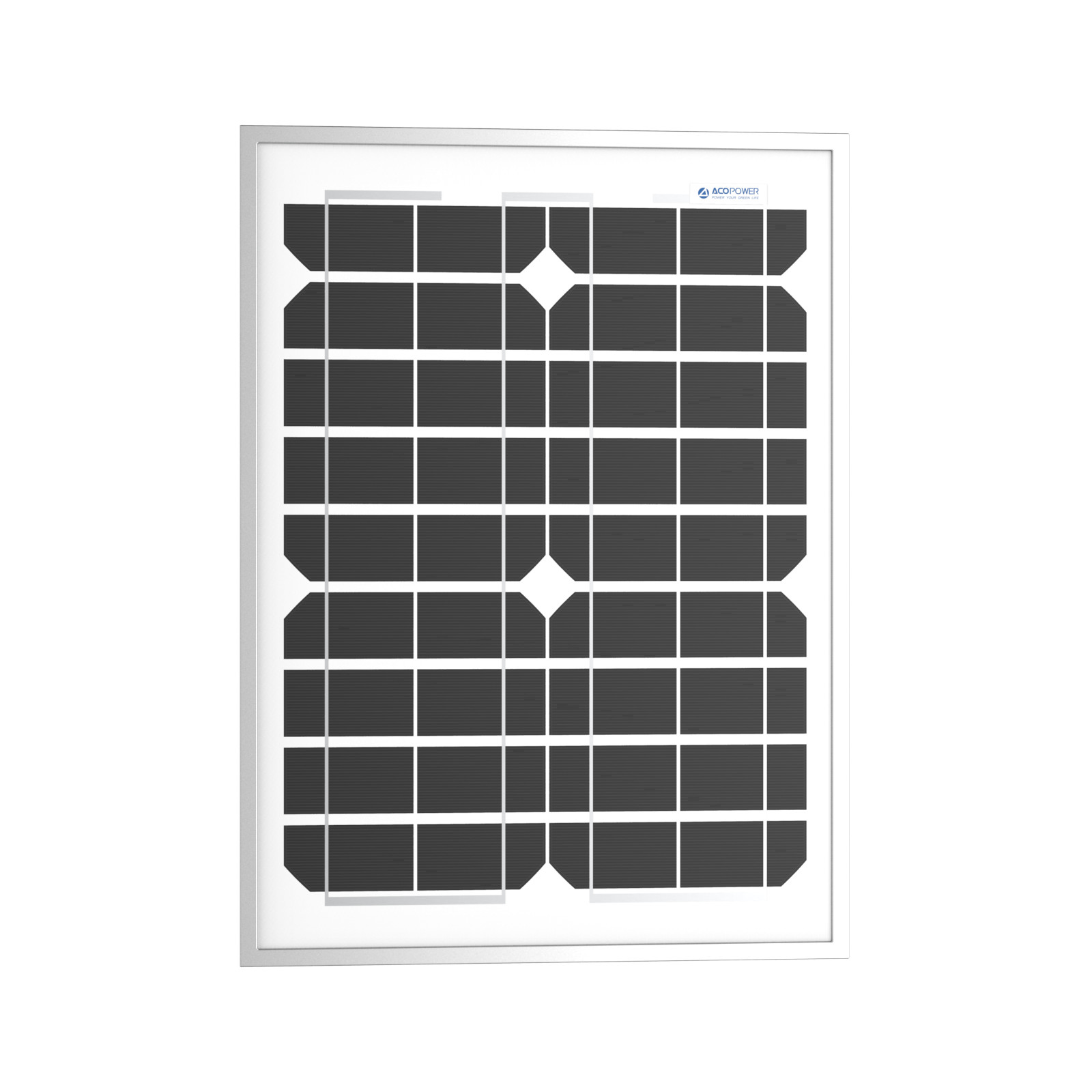 ACOPower 20 Watt Mono Solar Panel for 12 V Battery Charging, Off Grid