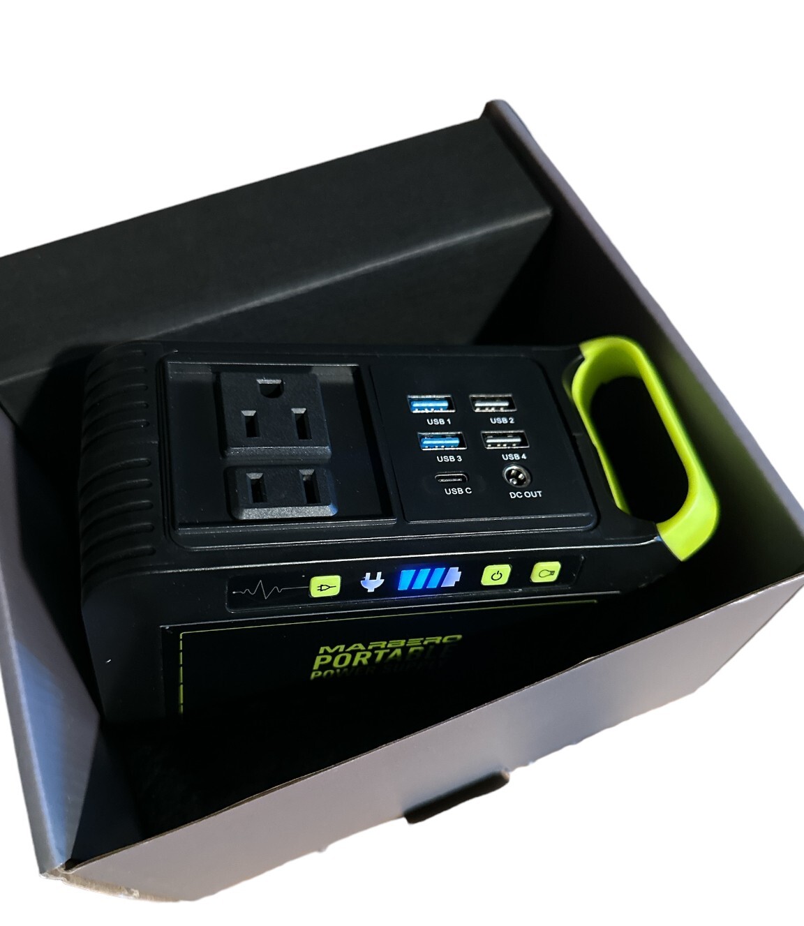 MARBERO 88Wh Portable Power Station 24000mAh Camping Solar Generator