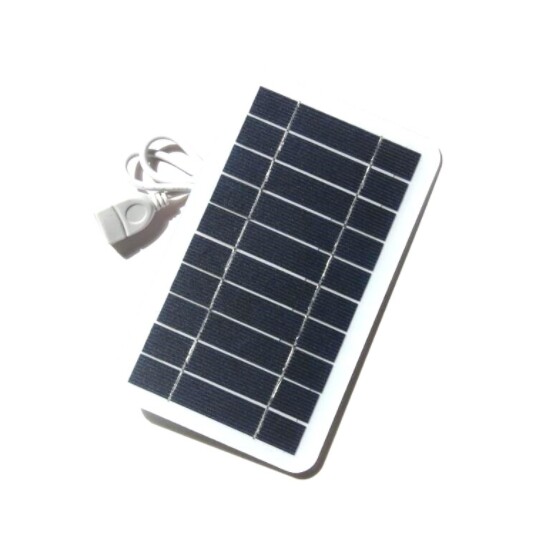2W 5V solar charging panel solar outdoor mobile phone power bank charger