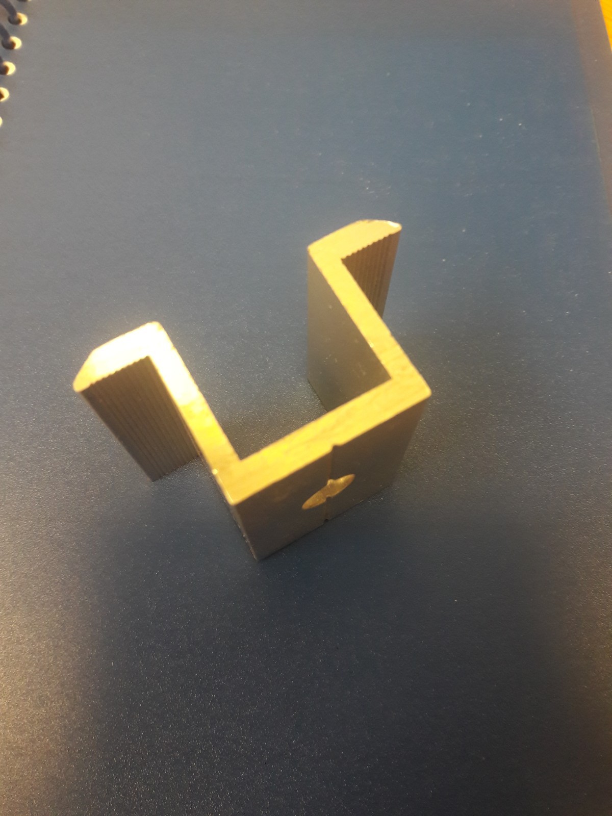 Solar Mid Clamp 1″ Pack of 20