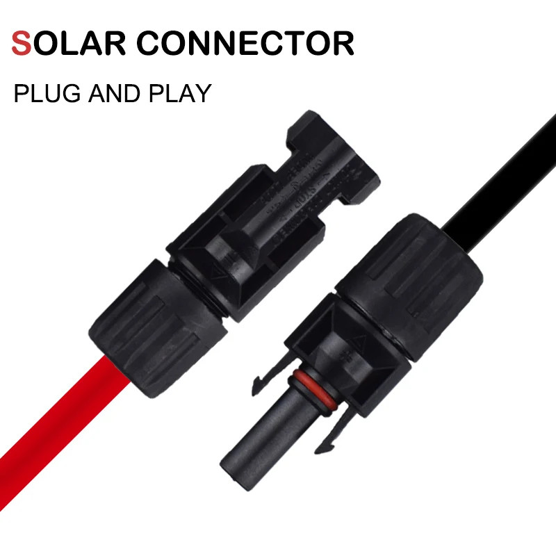 MC4 Connectors Solar Panel Cable Compatible Waterproof Male & Female 30A UK