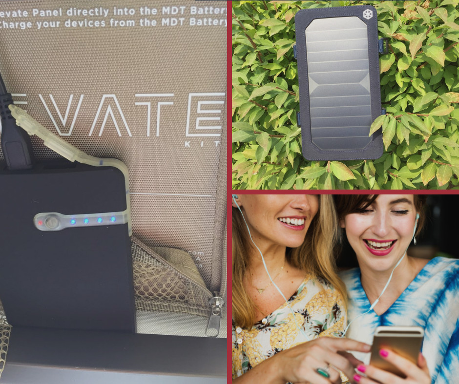 Solar Charging Charger Panel USB BLUE Mobile ANDROID,DEVICES Smart Phone NEW