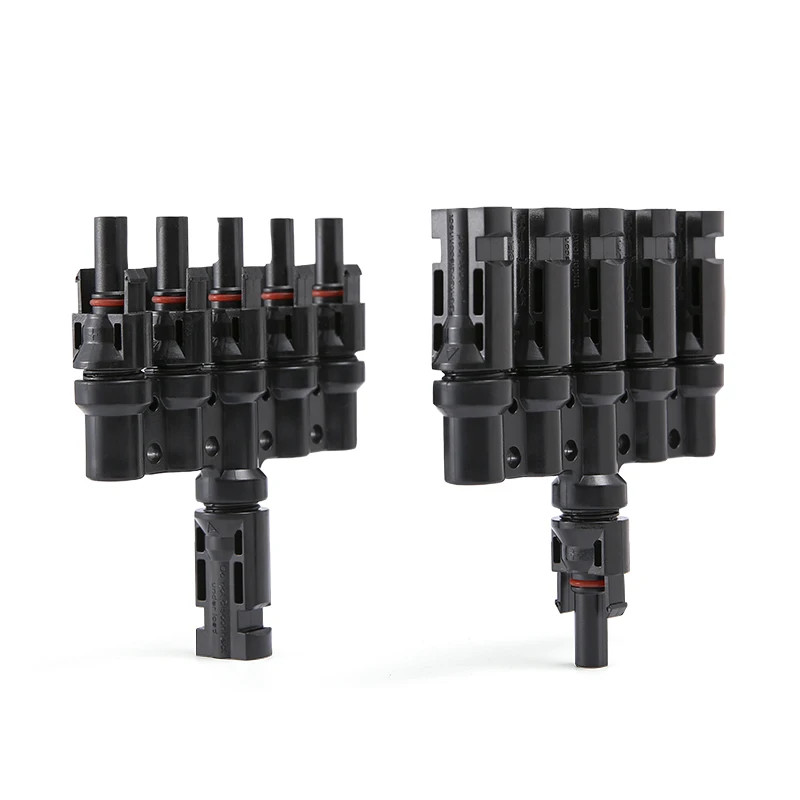 1 Pair Branch Connector 5-in-1 1000V 30A Parallel IP67 Waterproof MC4 For Solar