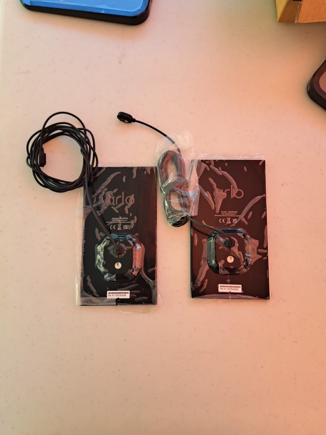 Set Of 2 Arlo VMA5600 Solar Panel Charger Black / No Mounts Panels Only