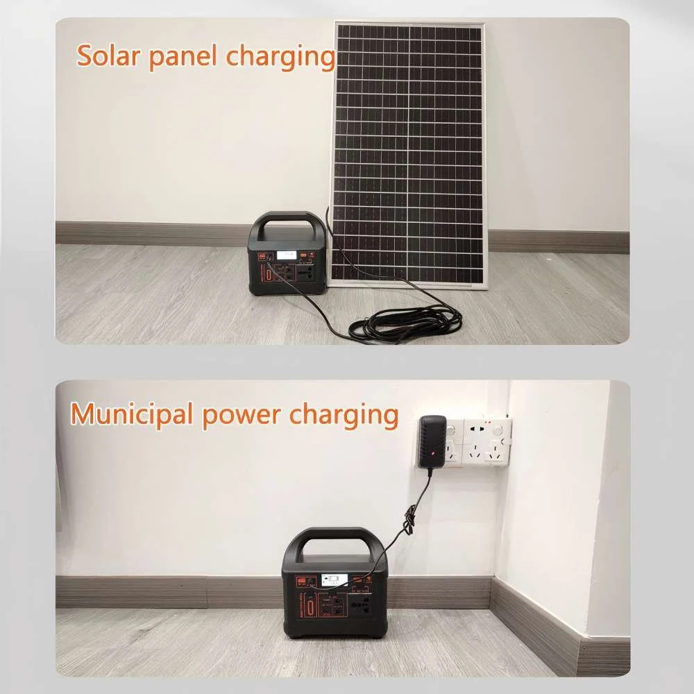 200W Portable Power Station 153.6Wh Lifepo4 Battery AC 110V 220V Solar Generator