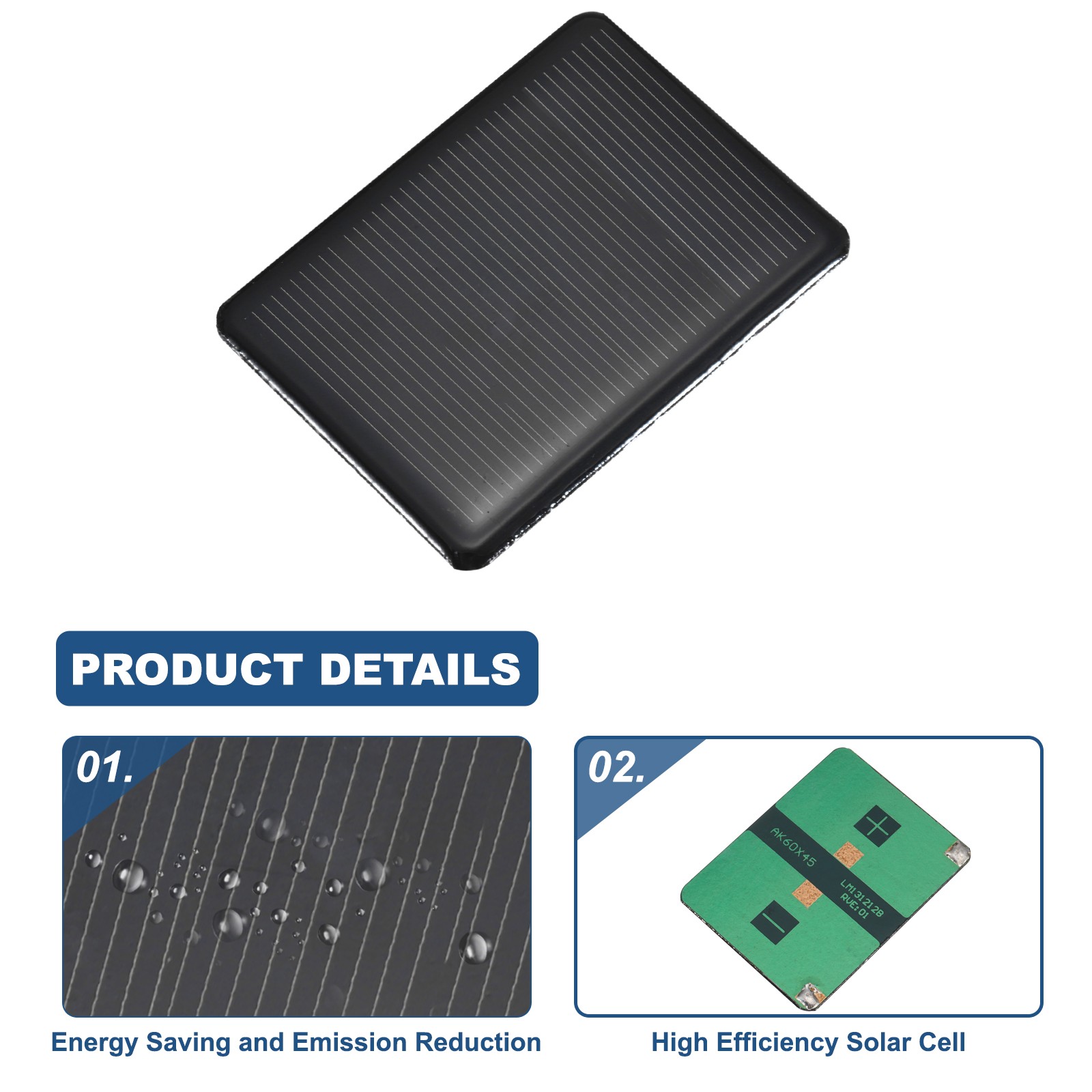 8PCS 2V 0.24W 0.12A Mini Solar Panels for Solar Power Small Solar Cells
