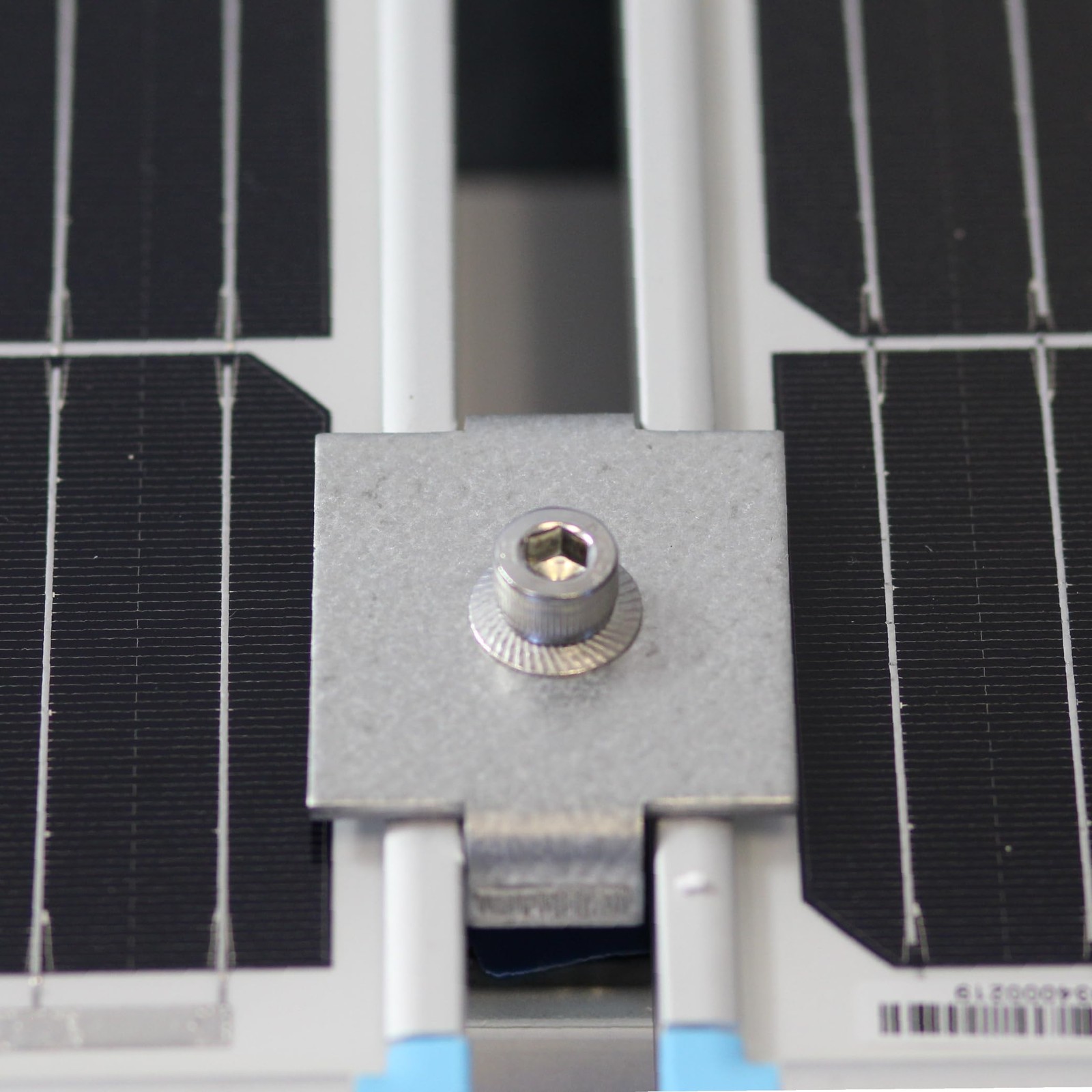 Adamax Solar Panel Mid Clamps Zinc Aluminum Magnesium 5 Pack Weather Resistant