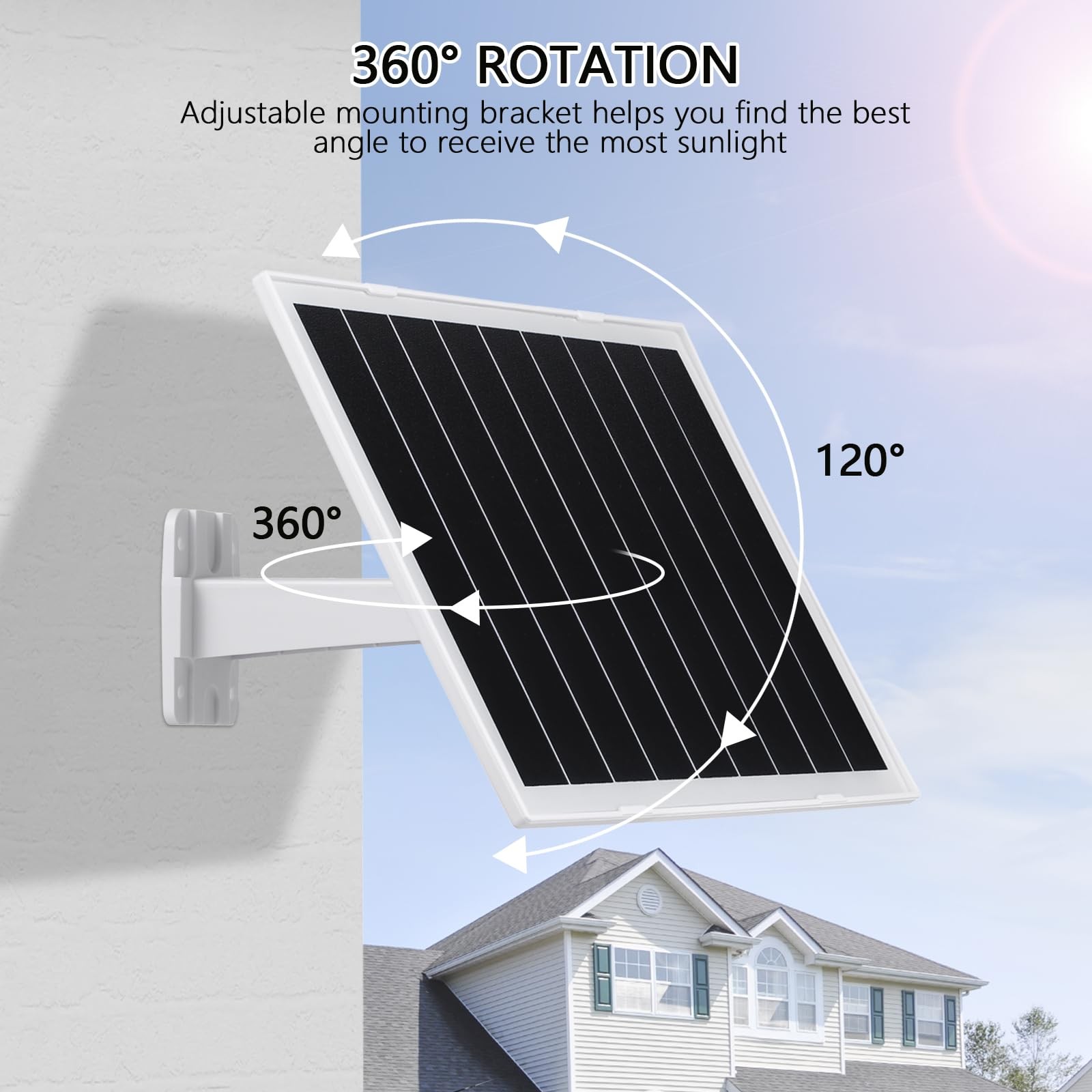 DSOGFOA 8W 5V Solar Panel,IP65 Waterproof Solar Charger with Voltage Regulato…