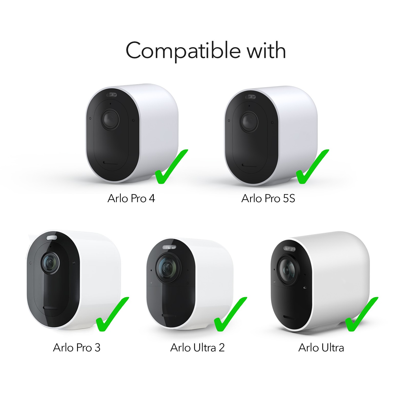 Wasserstein Solar Panel for Arlo Ultra/Ultra 2, Arlo Pro 3/Pro 4/Pro 5S