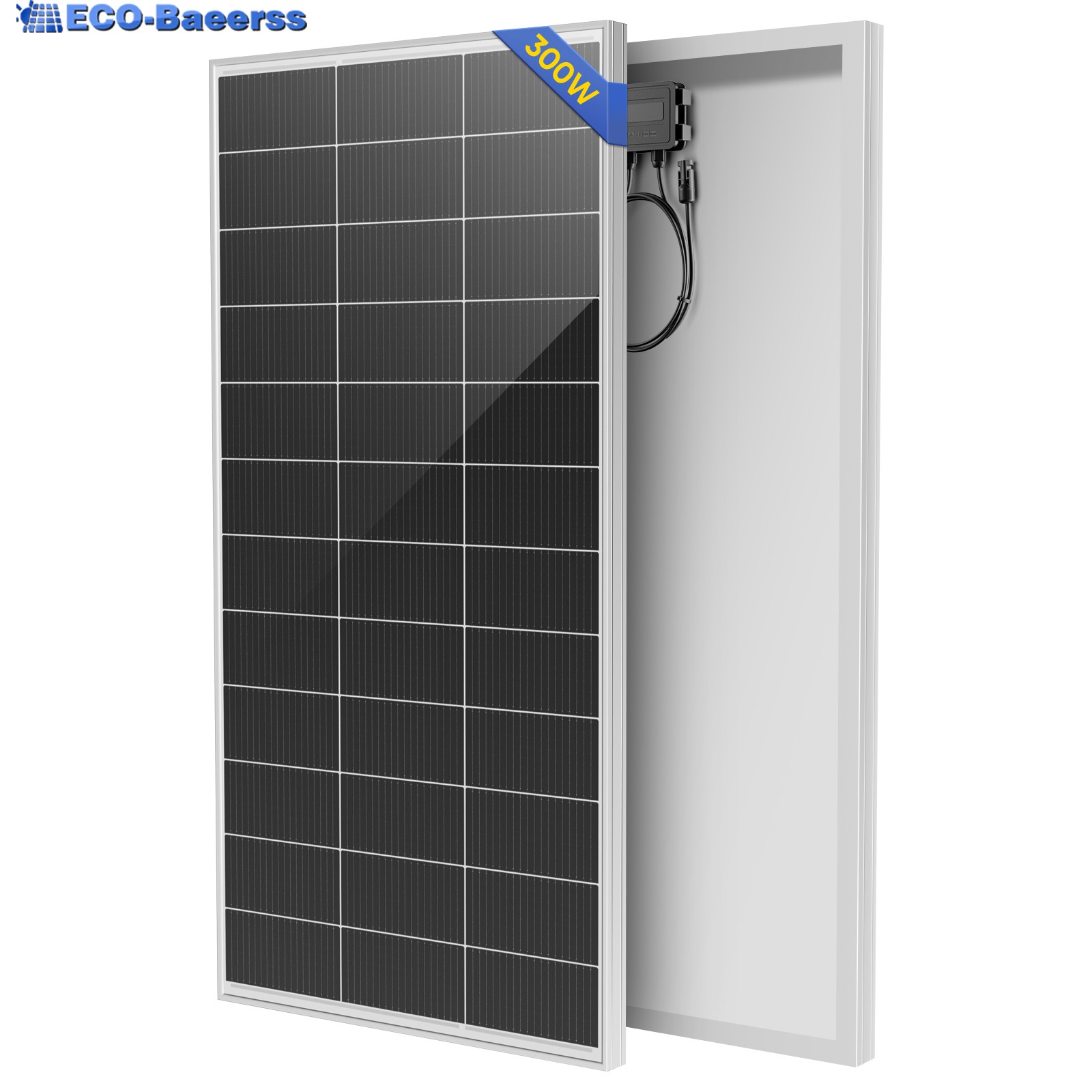 300W 600W 900W 1800W Mono Solar Panel 12V Charg Off-Grid Battery Power RV Boat
