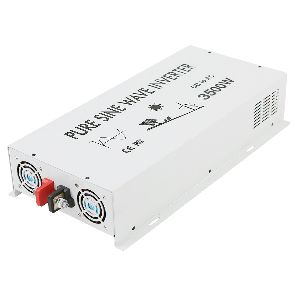 3500Watt Pure Sine Wave Inverter 48V DC to 110V 220V AC Power Converter Camp Car