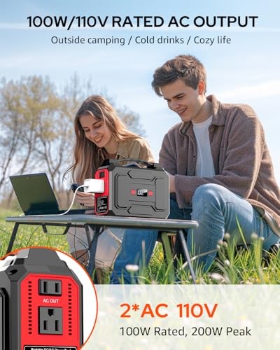 146Wh Solar Power Bank with 60W Panel 200W Peak