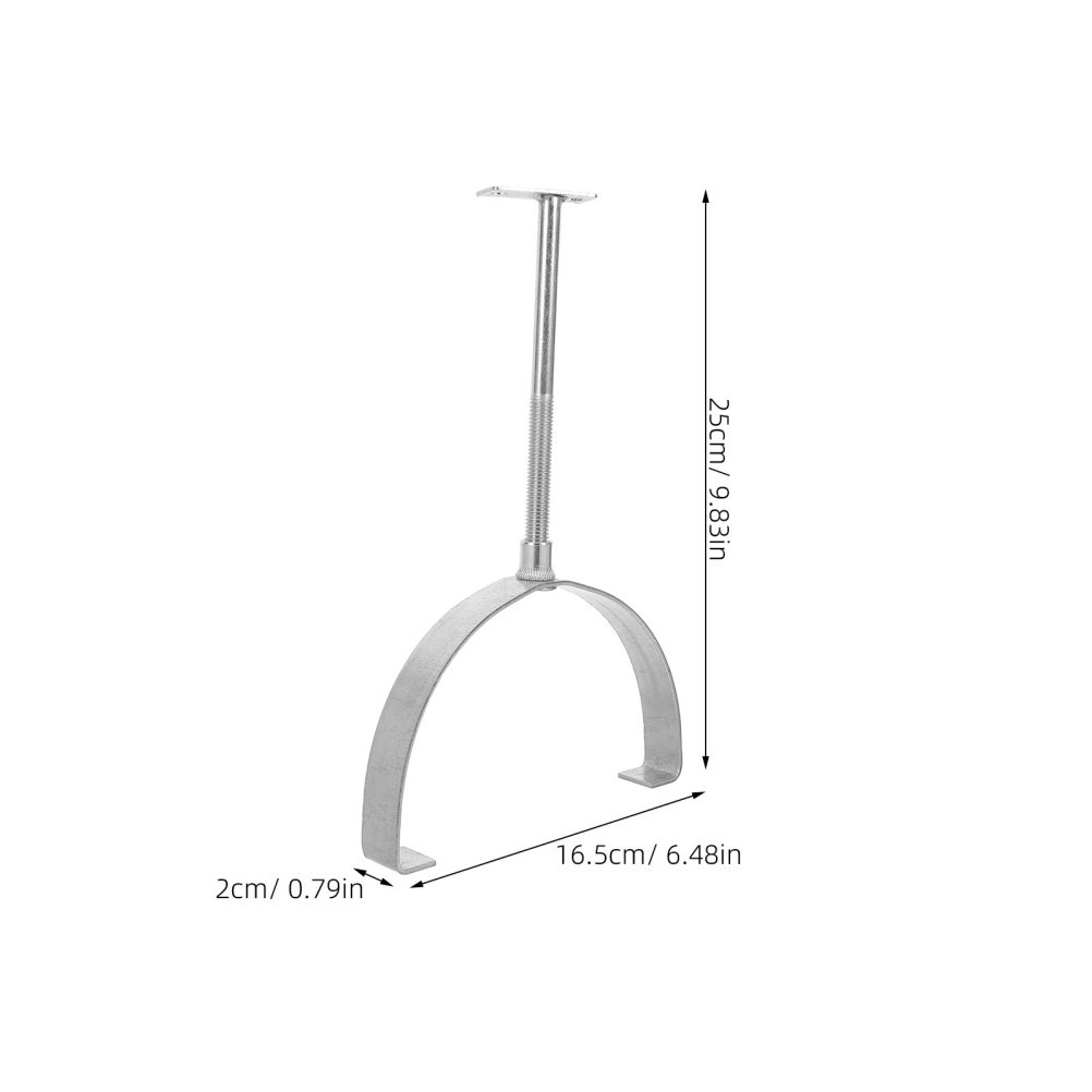 2 PCS Building Mount Adjustable Rod Bracket Air Terminal