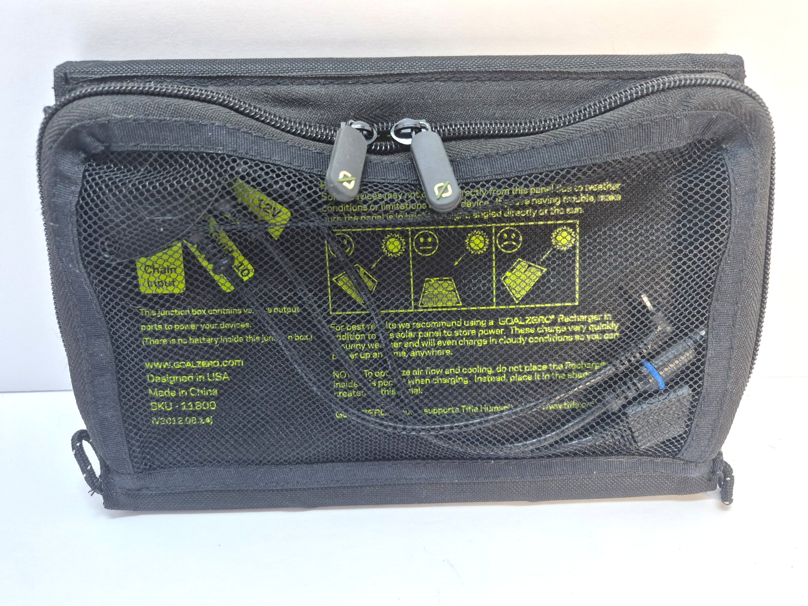 Goal Zero Nomad 7 Portable Solar Panel With Guide 10/12v/USB Ports NO BATTERY