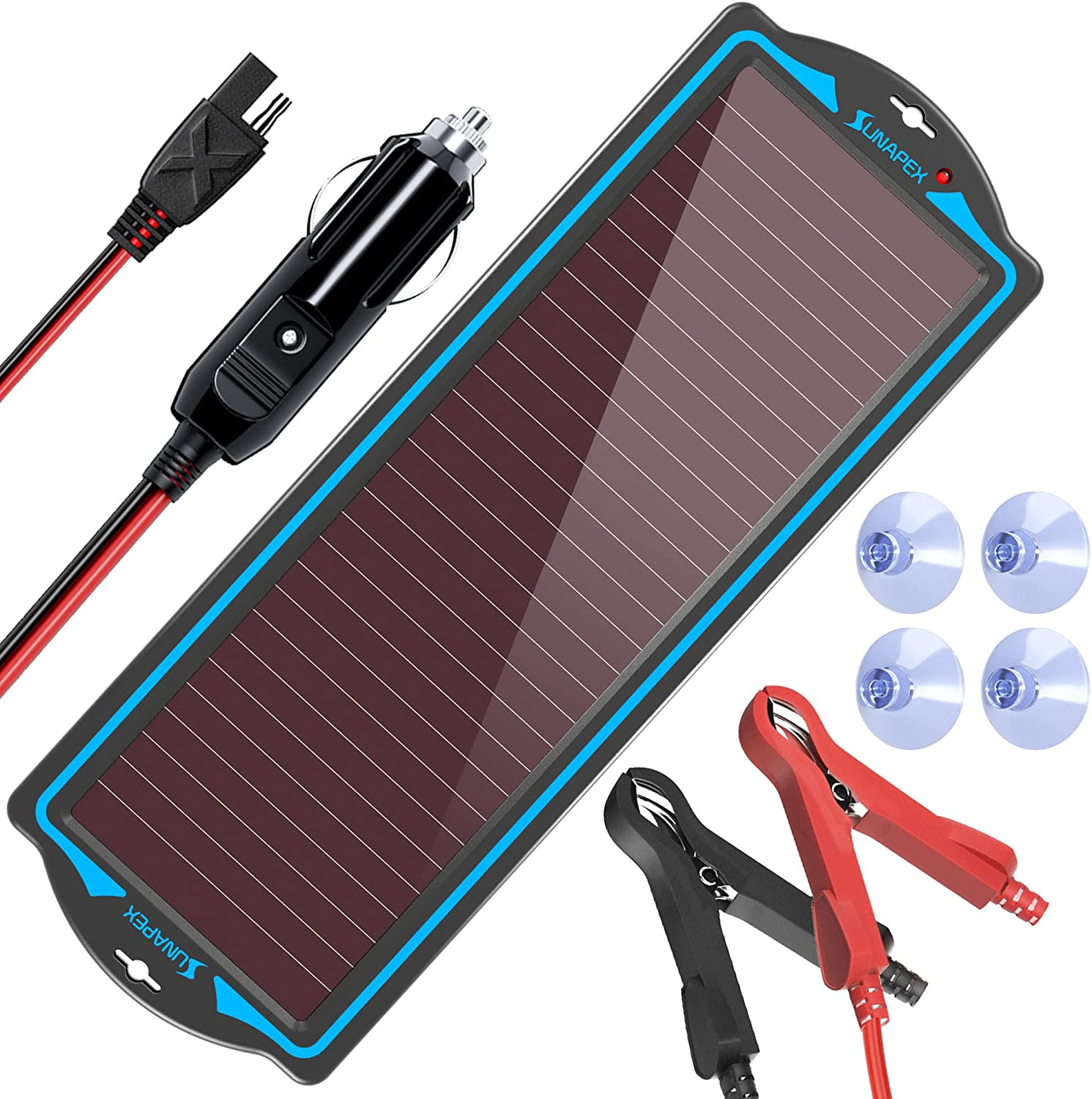 Cargador de panel solar de energía portátil con cargador solar de goteo de 12 V