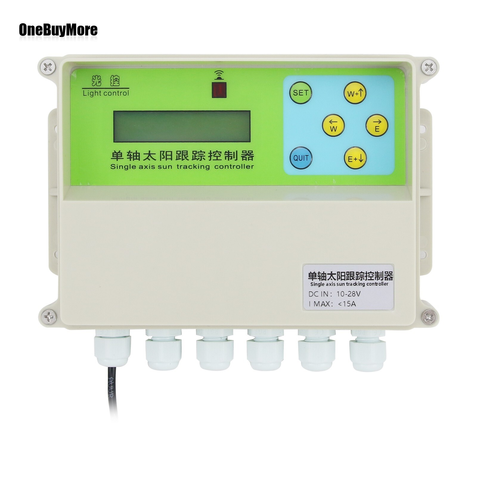 XMYC-1 Single Axis Solar Tracker Controller 12-24V with Wind Speed Sensor