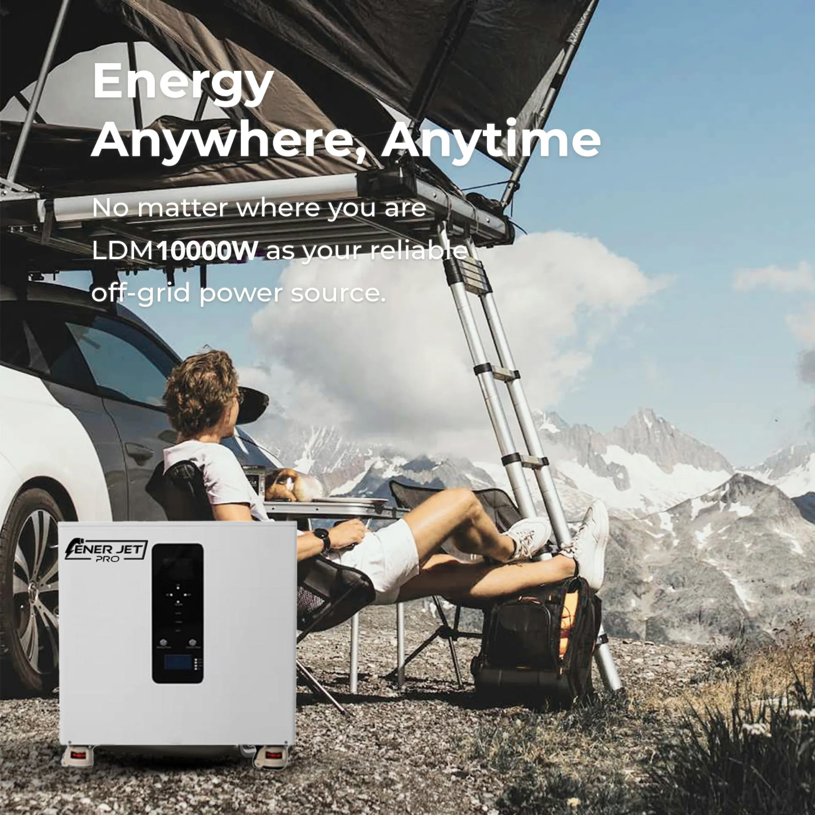Solar Generator 20480 Wh/10000 W and Emergency EV Charger