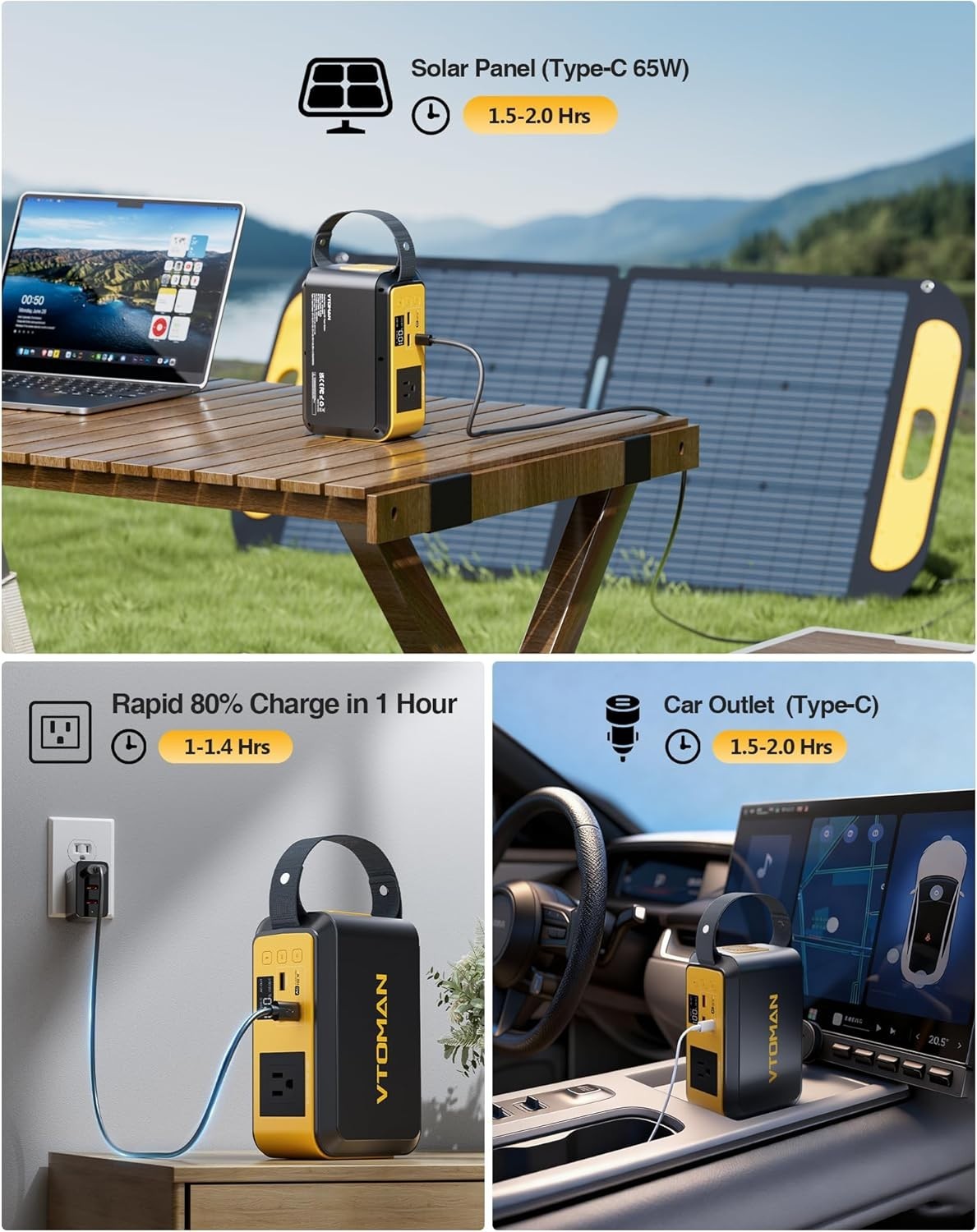Lightweight Jump 100 Power Station with Quick 65W PD Charging for Adventures