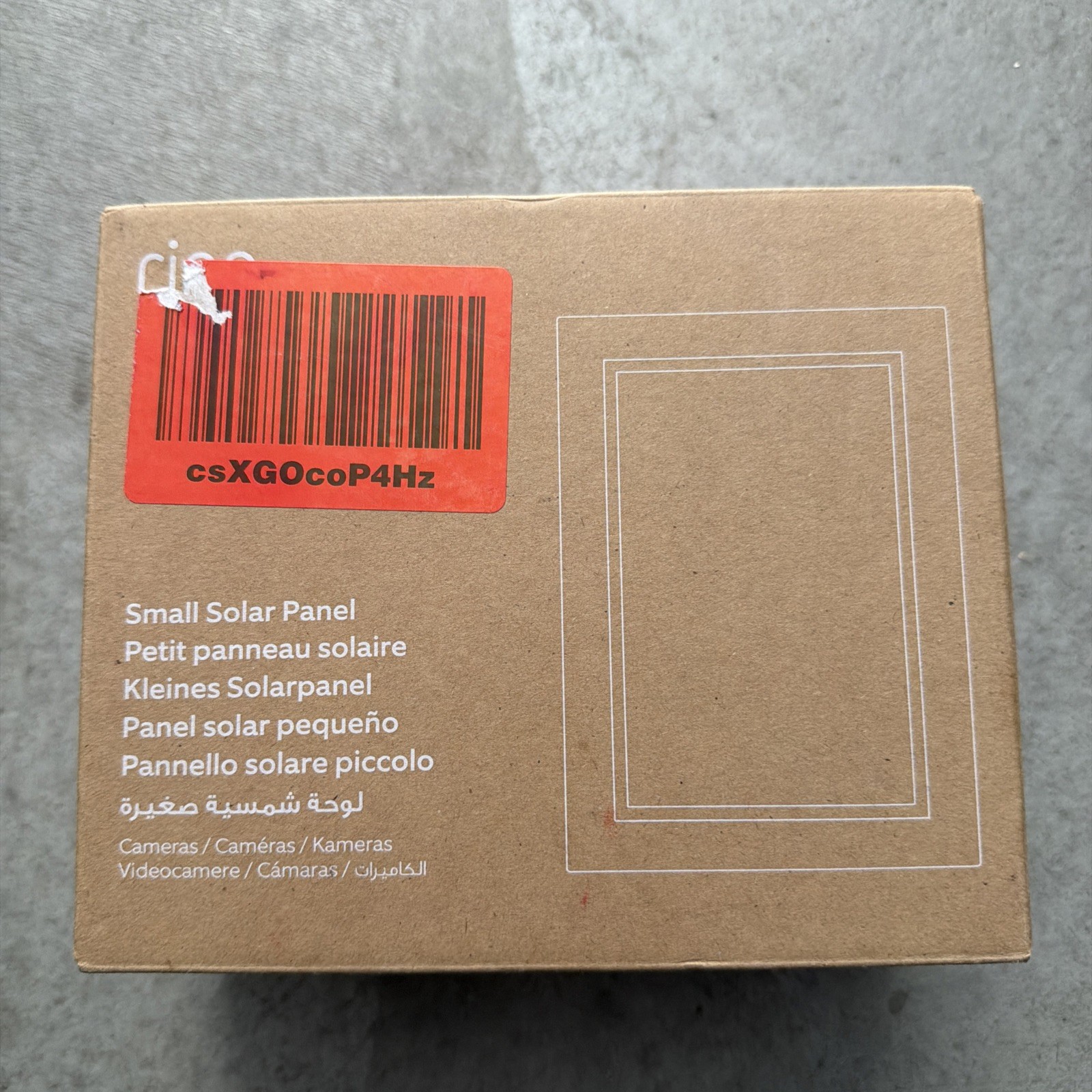 Small Solar Panel (USB-C), 1.9W for Spotlight Cam Plus and Spotlight Cam