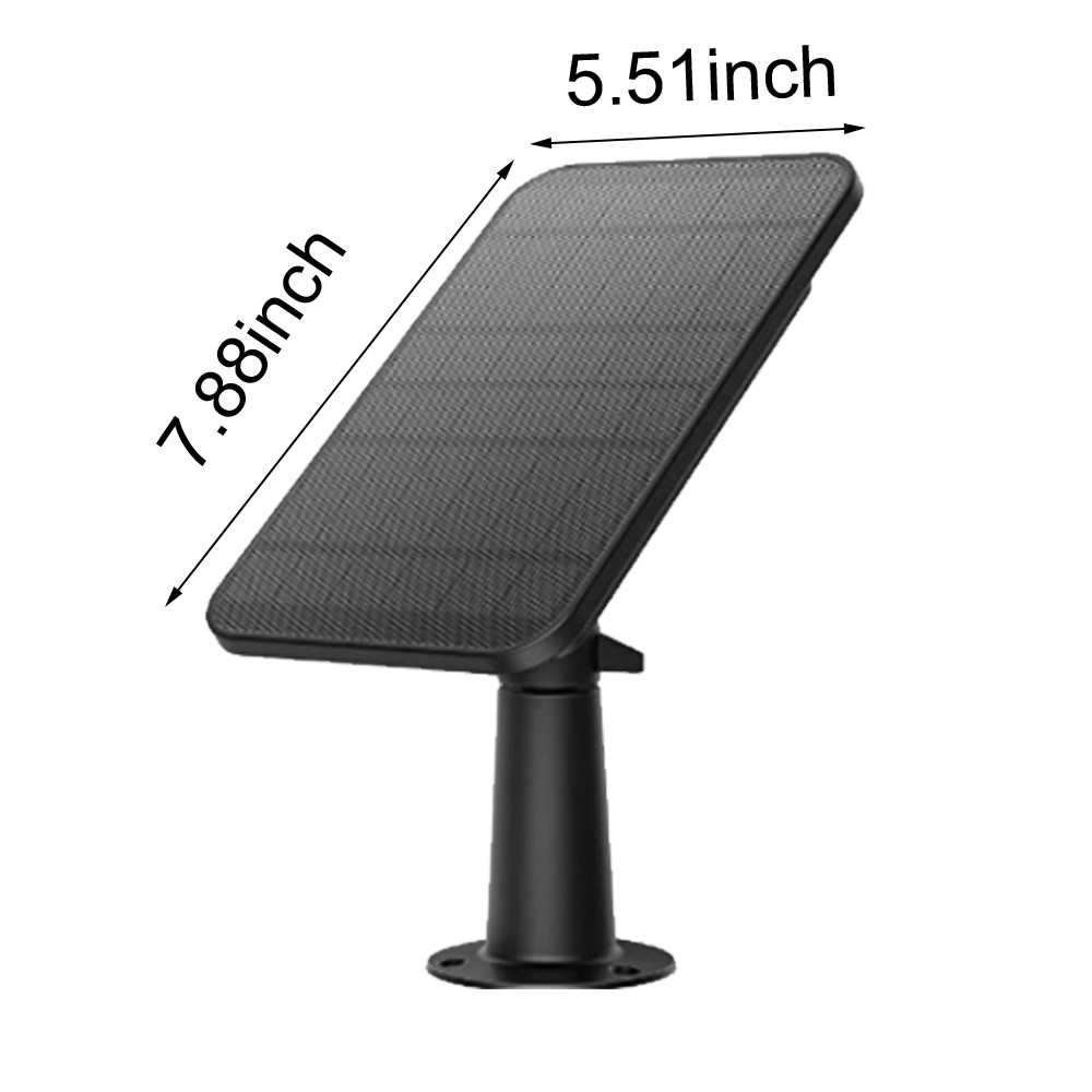 4W Solar Panels for Eufy Eufycam Cam E/2C/2/2 Pro Wall Mount 9.8ft Power Cable