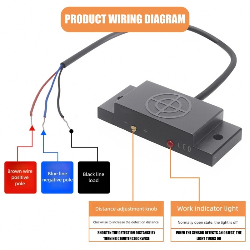 Precisions Capacitive Proximity Switches Sensing Distance Automation Application
