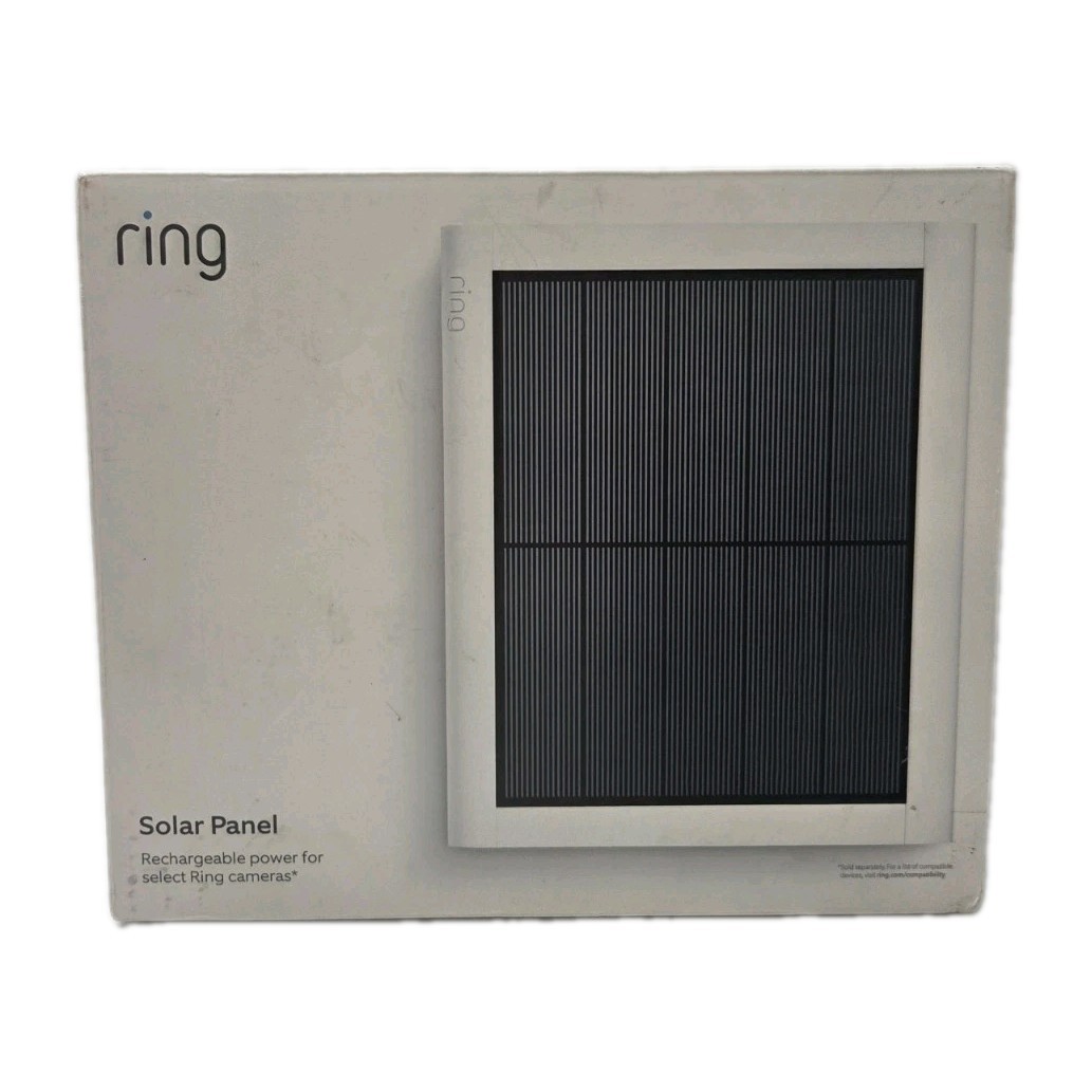 Ring 2nd Generation 4W Solar Panel for Select Ring Security Cameras – White