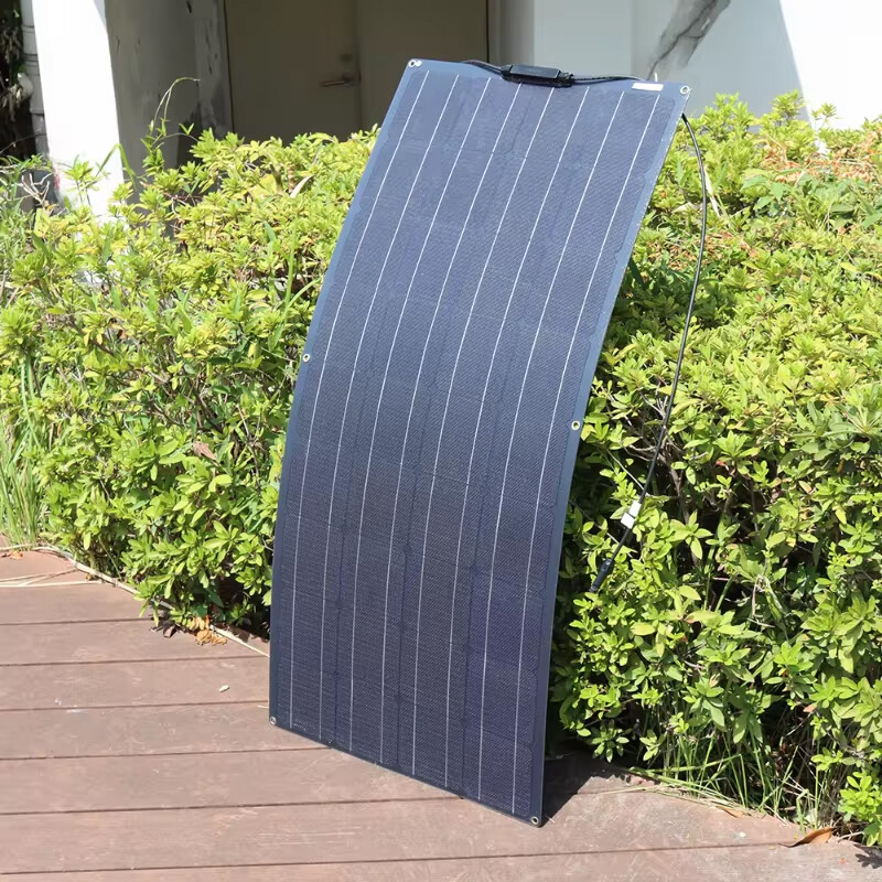 300W Flexible Solar Panel Kit 1-4PCS 18V Mono Solar Power Charger for Camping
