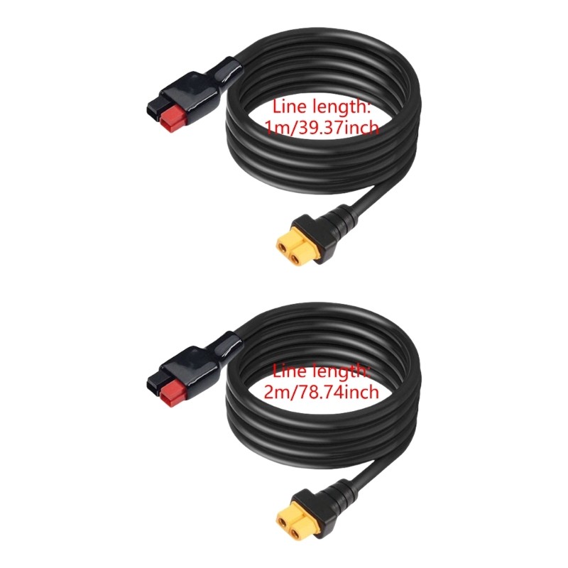 Durability XT60 to Andersons Adapter XT60 Solar Charging Cable for Battery Pack