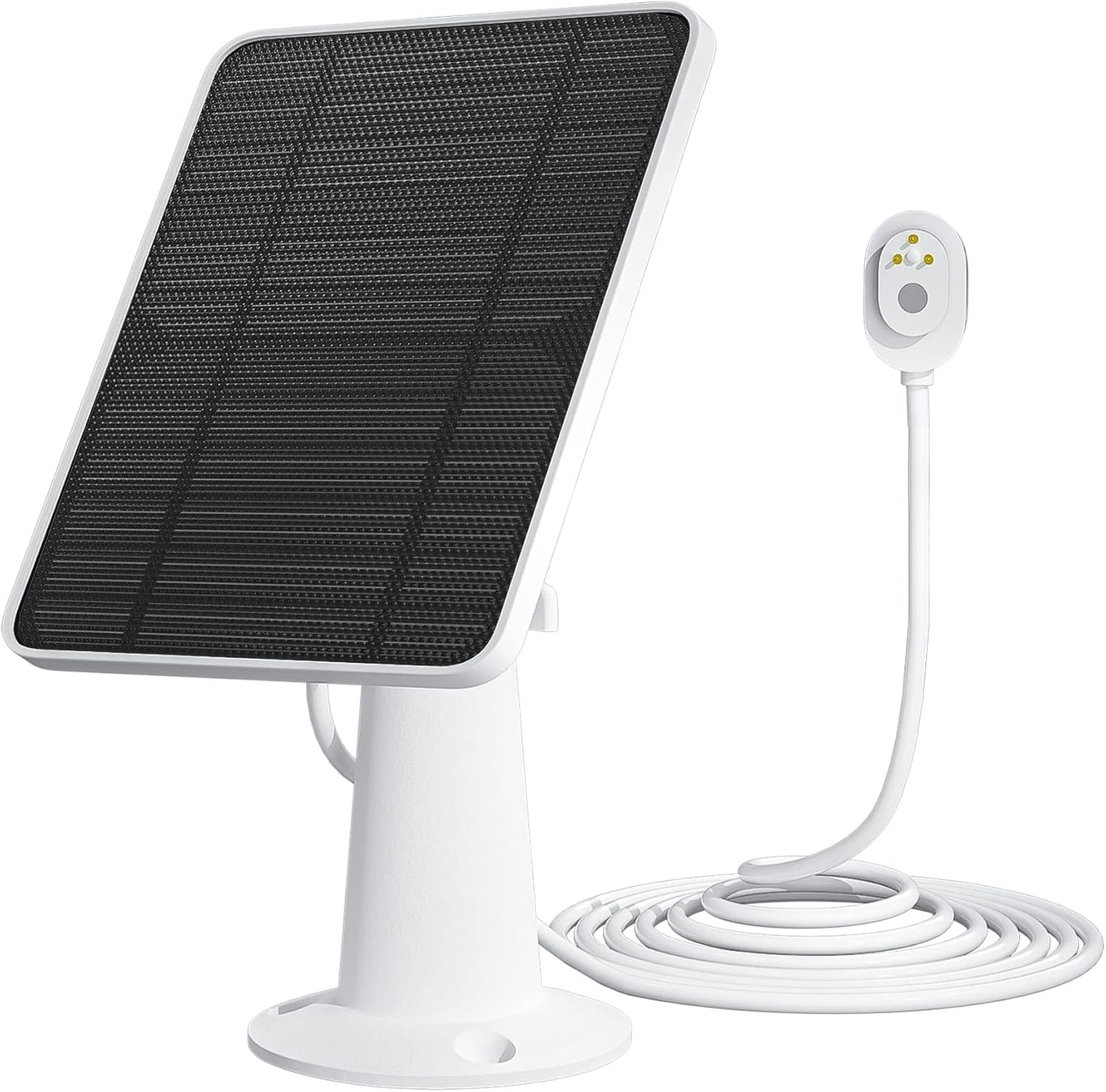 Monocrystalline Solar Panel for Arlo Cameras with 360 Adjustable Bracket