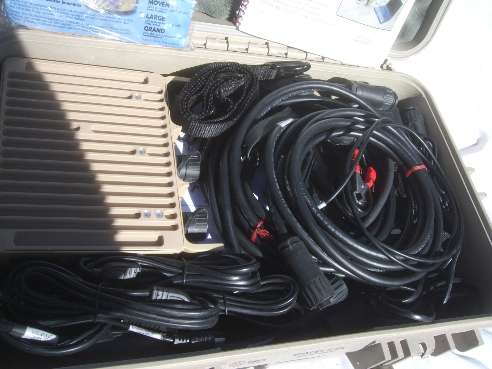 Iris Technology SPACES II Kit USMC Military Portable Solar Energy Field Power 25