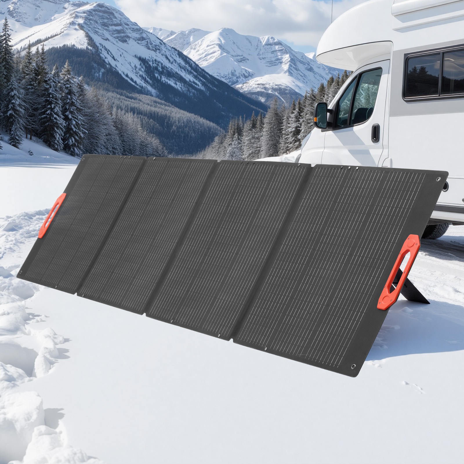 VEVOR 300W Foldable Monocrystalline Solar Panel Portable ETFE Mono Solar Charger