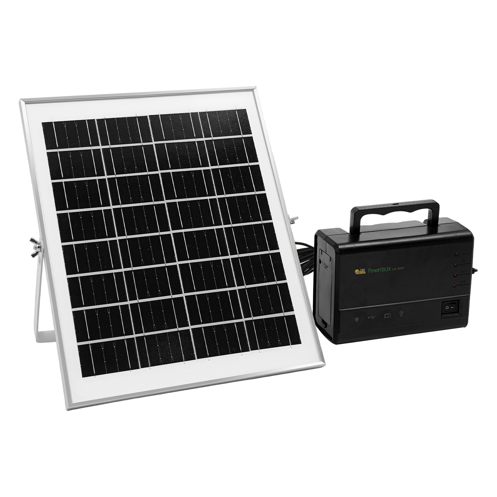 12W Power Station Solar Generator Lighting Kit Solar Light For Home Camping