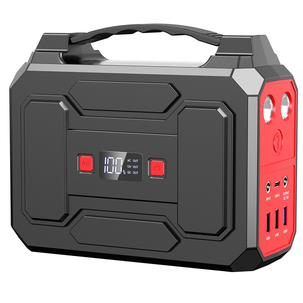 Portable Power Station 100W 146Wh Lithium Battery Pack Camping Solar Generator