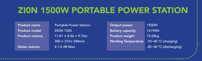 K2Energy 1500W Solar Panel Portable Power Station