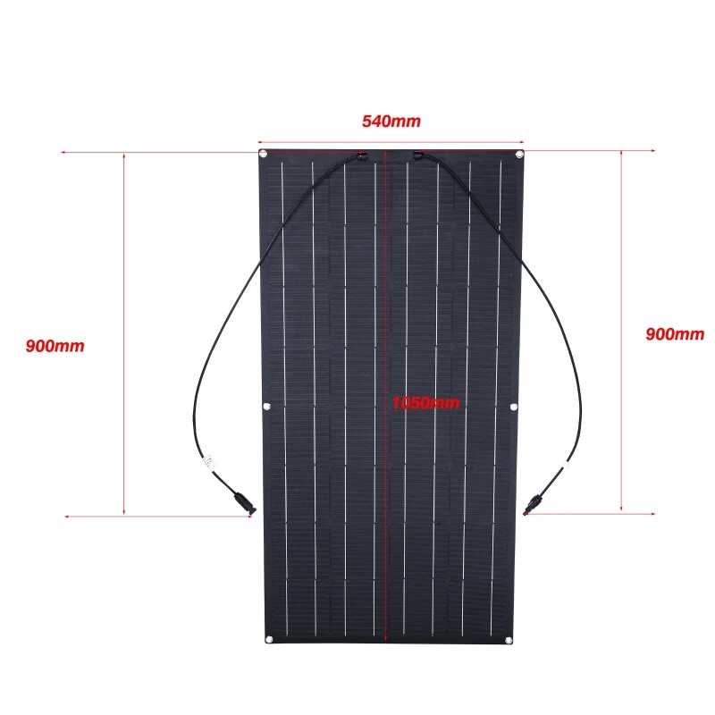 200W Watt ETFE Flexible Solar Panel Mono PV 18V Home RV Camping Boat Off Grid US