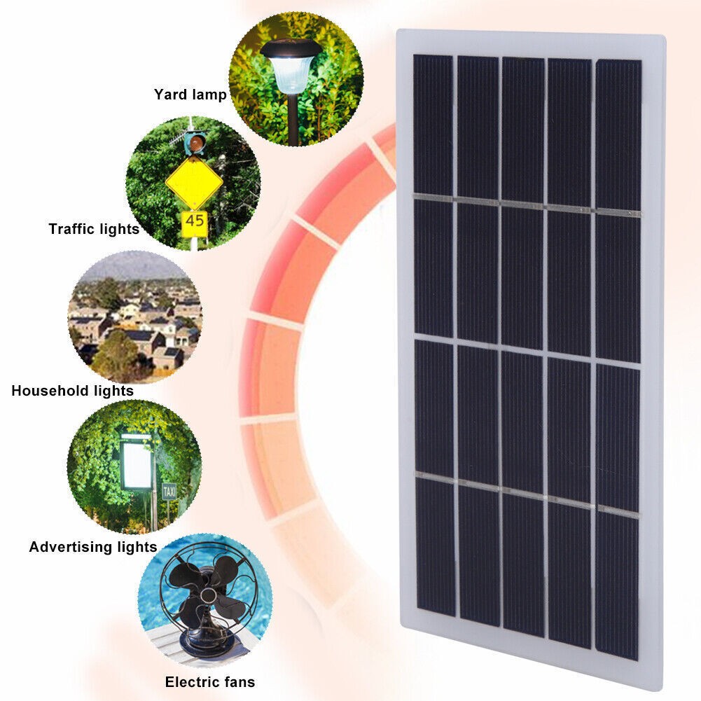 2W 5V Polycrystalline Silicon DIY Using Solar Panel Lightweight