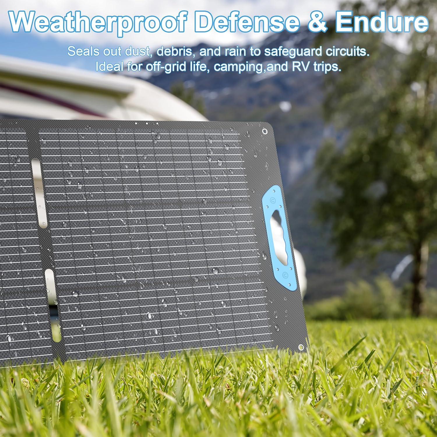 220W Portable Solar Panel for Power Station, 23.5% High Efficiency ETFE Foldable