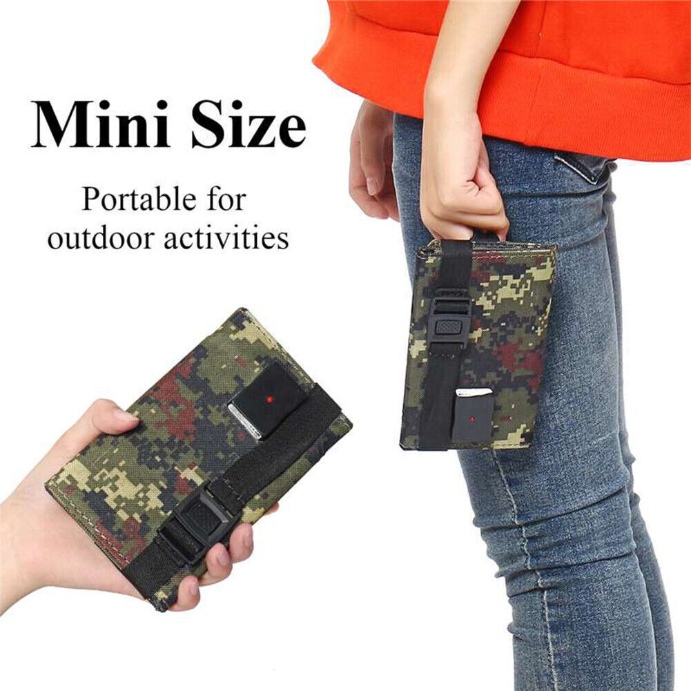 100W Solar Panel Folding PV Power Bank Outdoor Camping Hiking USB Phone Charger