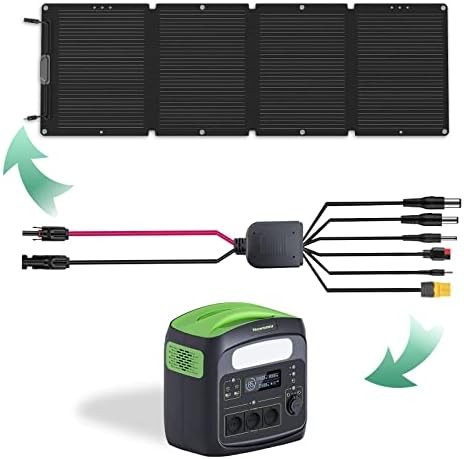 6-in-1 Solar Connector Kit with Female and Male Connectors, Universal Solar Adap
